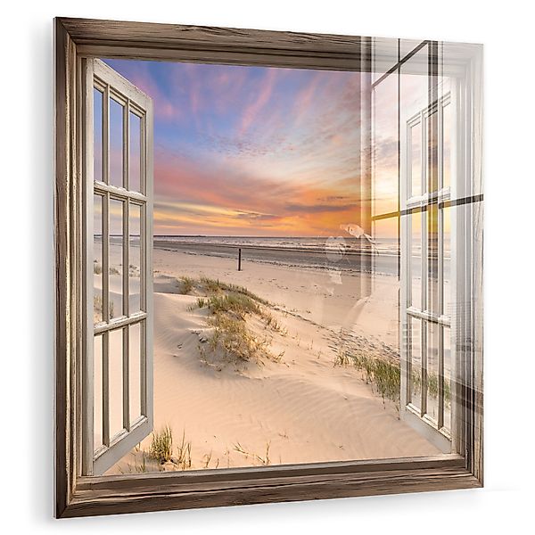 MuchoWow Acrylglasbild Aussicht - Strand - günstig online kaufen