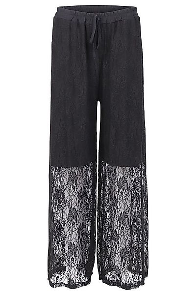 malito more than fashion Stoffhose 20634 Spitzenhose mit Jerseybund Einheit günstig online kaufen