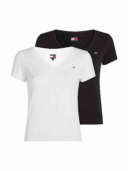 Tommy Jeans T-Shirt TJW 2PACK V-NECK günstig online kaufen