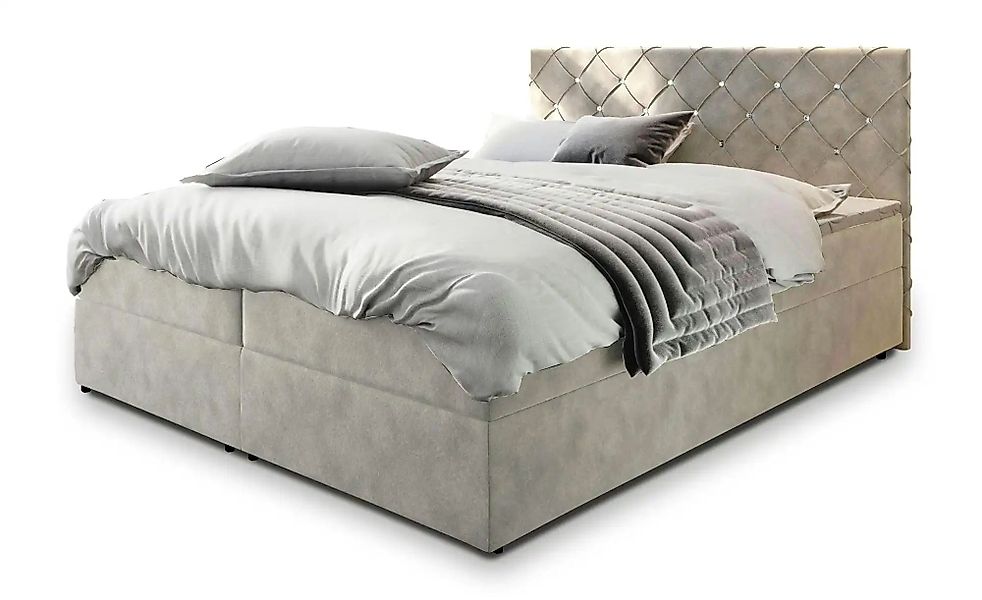 MASSENO Boxbett mit Bettkasten Riva ¦ beige ¦ Maße (cm): B: 160 H: 98 Bette günstig online kaufen