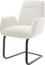 DELIFE Polsterstuhl Zoa-Flex, Freischwinger flach Schwarz günstig online kaufen