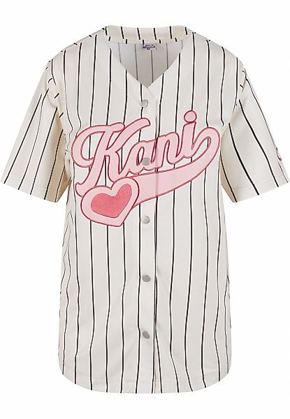 Karl Kani Langarmhemd "Karl Kani KW251-028-1 Varsity Heart Pinstripe Baseba günstig online kaufen