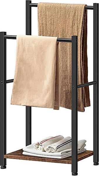 Hoobro Handtuchständer mit 2 Stangen, Handtuchhalter stehend, aus Metall un günstig online kaufen
