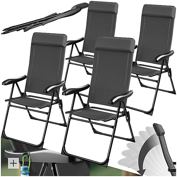 tectake Campingstuhl Müritz (Set, 4 St), günstig online kaufen