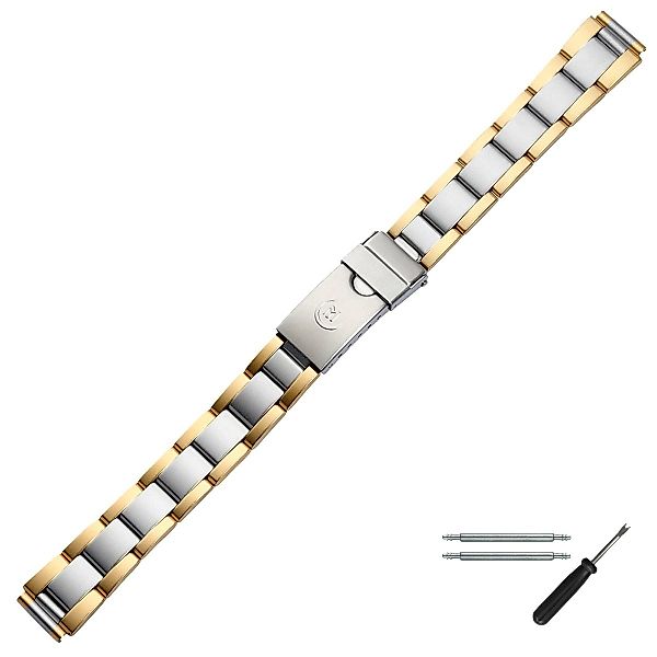 MARBURGER Uhrenarmband 12mm Edelstahl Silber günstig online kaufen