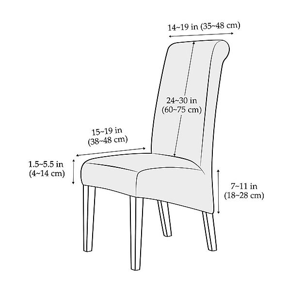 Coonoor Stuhlhusse Universal Stretch Stuhlhussen Moderne Jacquard Husse, Ab günstig online kaufen