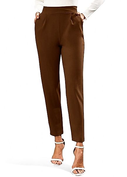 fashionshowcase Anzughose Damen Stoffhose knöchellang mit günstig online kaufen