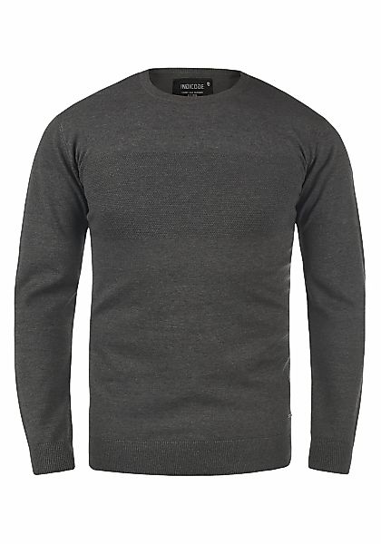 Indicode Strickfleece-Pullover "Strickpullover IDErnesto" günstig online kaufen