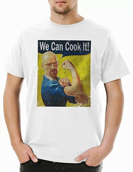 Urban Backwoods Print-Shirt We Can Cook It Herren T-Shirt Breaking Walter H günstig online kaufen