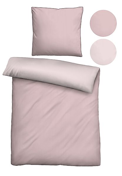 Biberna Wendebettwäsche »Helena« 2 Stk. tlg. feiner Glanz + weicher Griff, günstig online kaufen