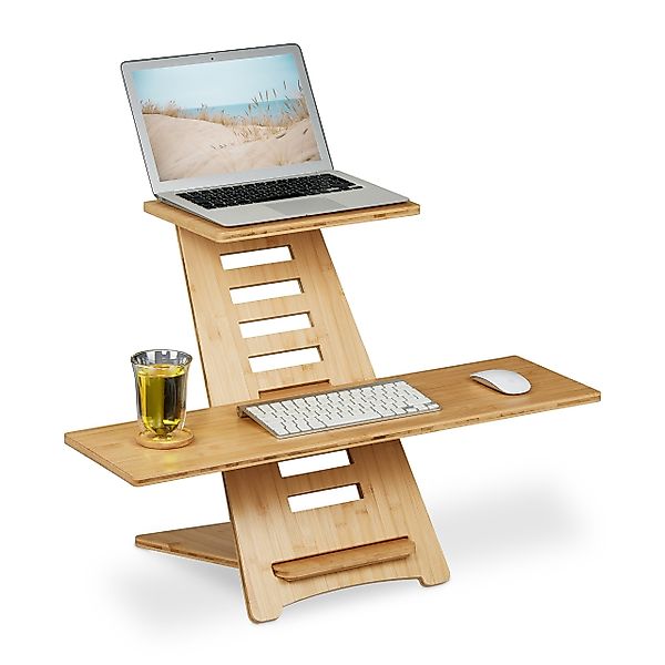 relaxdays Stehpult Aufsatz Schreibtisch günstig online kaufen