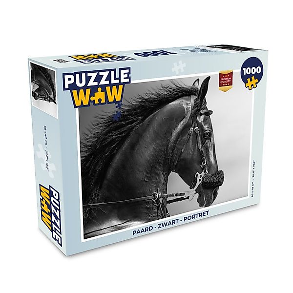 MuchoWow Puzzle Pferde - Schwarz - günstig online kaufen