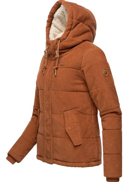 Ragwear Cordjacke "Wuggys" mit Kapuze Stylische Damen Kordjacke mit flausch günstig online kaufen