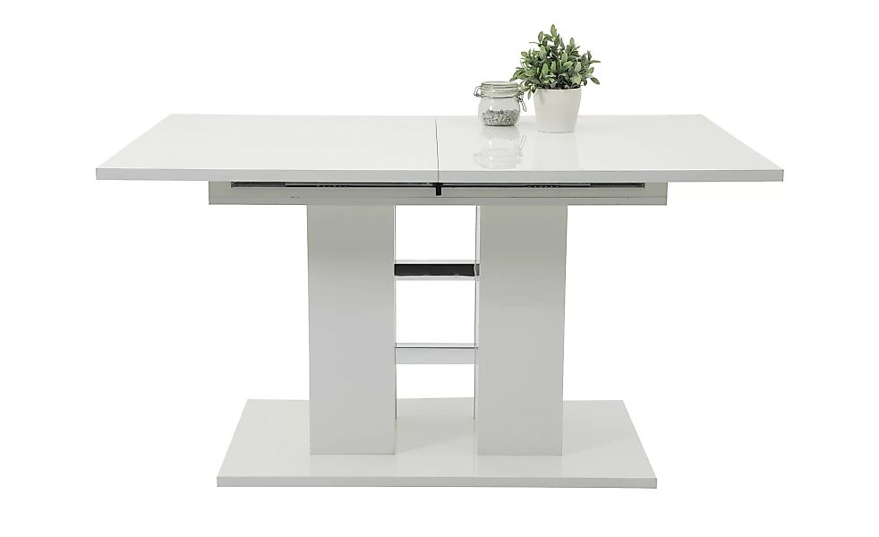 Kulissentisch  Alina - weiß - 90 cm - 76 cm - Sconto günstig online kaufen