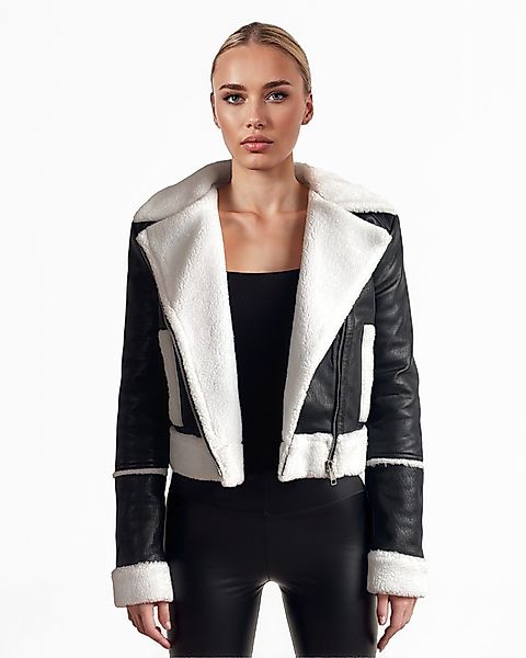 trueprodigy Lederjacke Tristin Pilotenjacke mit Reißverschluss günstig online kaufen
