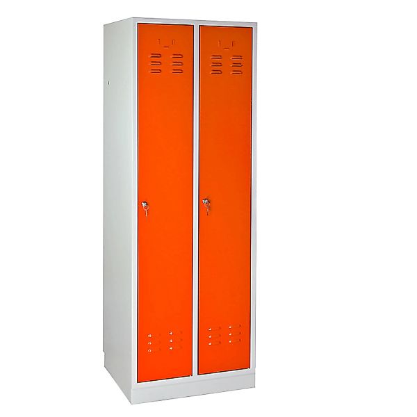 PROREGAL Garderobenschrank Ermine mit 2 Türen HxBxT 178 x 60 x 50 cm Lichtg günstig online kaufen