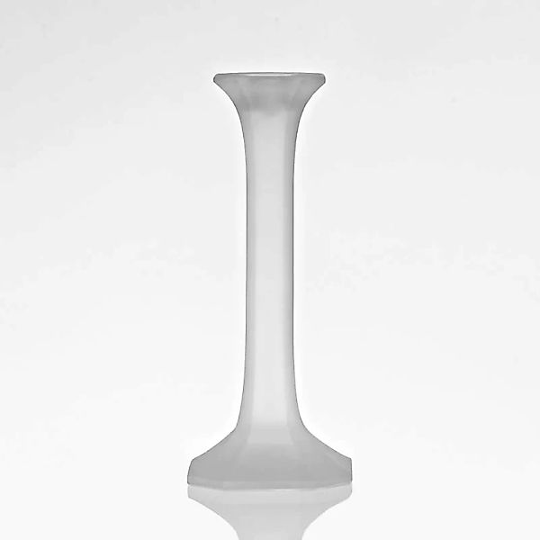 Kerzenhalter satiniert Crescendo 19cm, Satiniert, aus Kristallglas günstig online kaufen