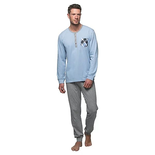 Abanderado As20blq.1l0 Schlafanzug 2XL Blue Gray günstig online kaufen