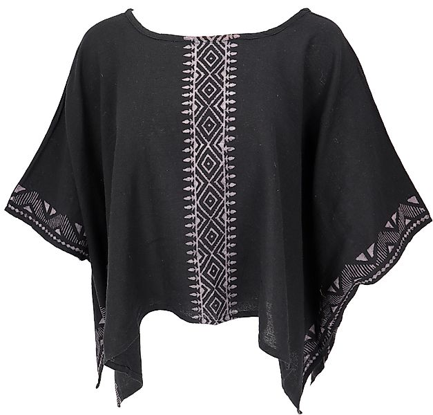 Guru-Shop Longbluse Weites Boho Blusentop mit günstig online kaufen