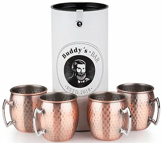 Buddy's Becher »Buddy´s Bar« Moscow Mule Becher, 500 ml, hochwert. Edelstah günstig online kaufen