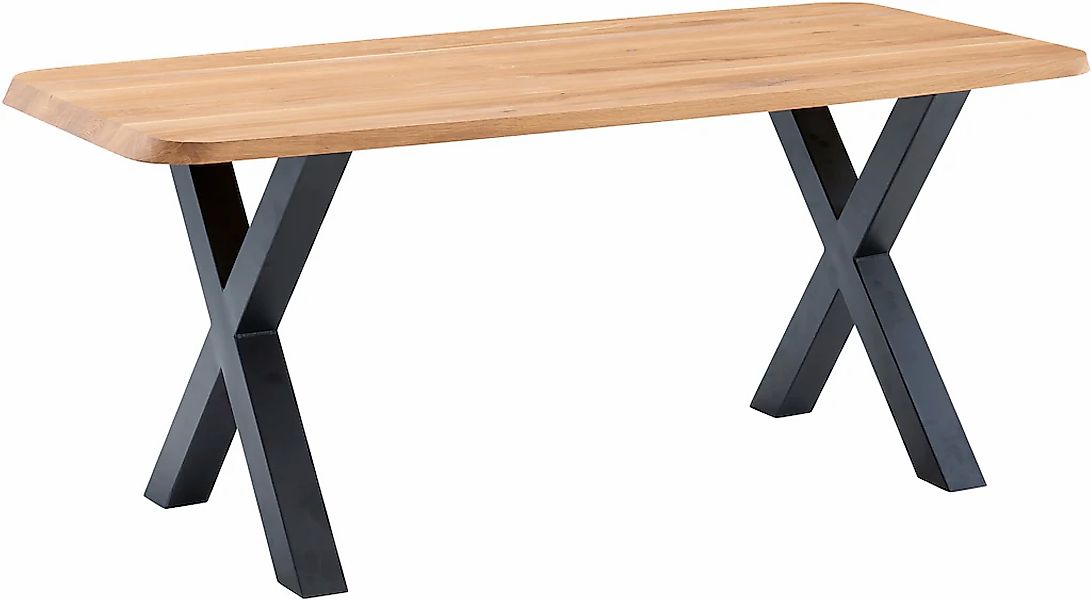 massivline&more Esstisch "Porto, Vierfußtisch, Küchentisch, Tisch, Esstisch günstig online kaufen
