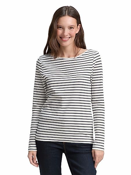 TOM TAILOR Langarmshirt, mit Streifen Muster günstig online kaufen