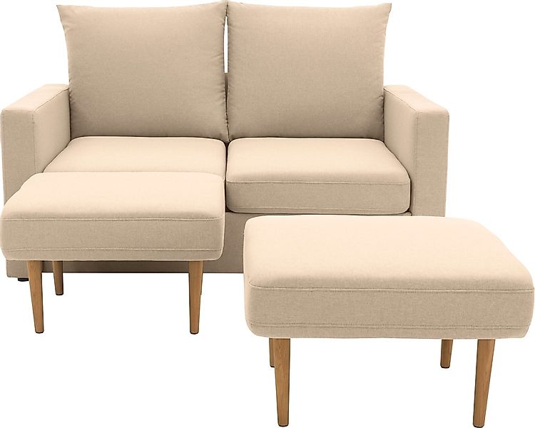 DOMO collection 2-Sitzer "Slunce, Outdoor-Raumwunder", 2-Sitzer inkl. 2 Hoc günstig online kaufen