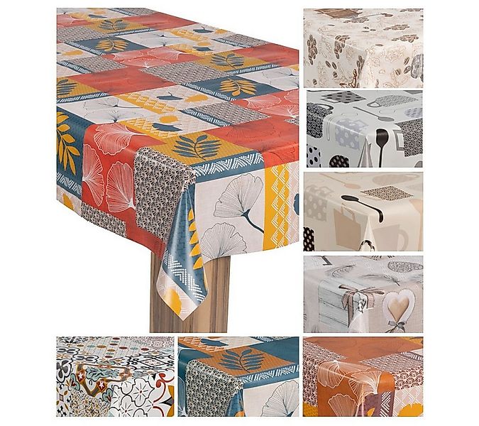 laro Tischdecke Wachstuch-Tischdecke Wachstischdecke Gartentischdecke günstig online kaufen