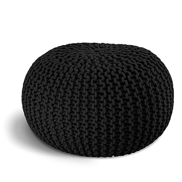 ELYFLAIR Pouf ELYFLAIR® Handgestrickter Pouf aus günstig online kaufen
