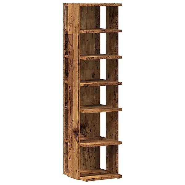 vidaXL Schuhschrank Altholz-Optik 28x27x102 cm Holzwerkstoff 856664 günstig online kaufen