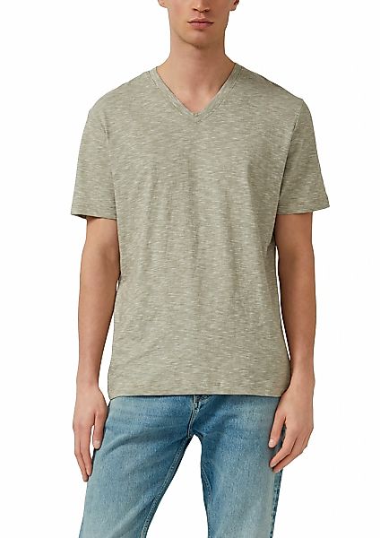 s.Oliver Kurzarmshirt meliert günstig online kaufen
