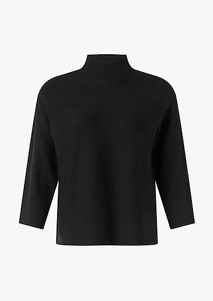 Comma Langarmshirt Feinstrickpullover mit Stehkragen und günstig online kaufen