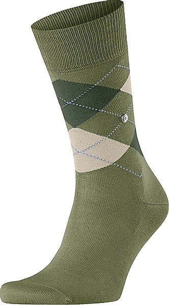 Burlington Manchester Socken Kariert Grün 7473 - Größe 40-46 günstig online kaufen