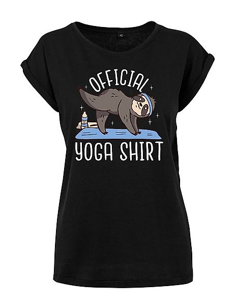 Youth Designz Print-Shirt "Official Yoga Shirt" Damen T-Shirt Statement ode günstig online kaufen