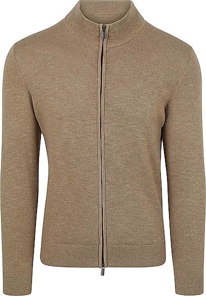 Suitable Strickjacke Slub Yarn Beige - Größe XXL günstig online kaufen