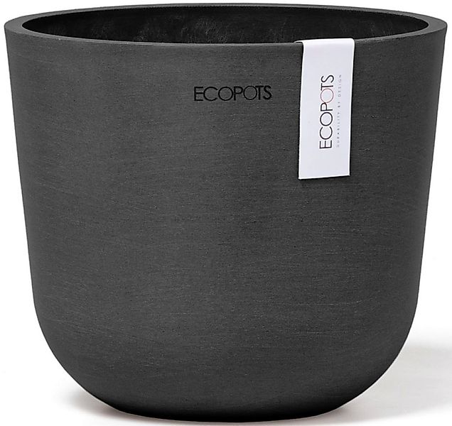 ECOPOTS Blumentopf Oslo Mini 16 Dunkelgrau, für den Innenbereich günstig online kaufen