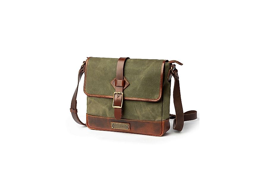 DRAKENSBERG Umhängetasche Messenger Bag »Nate« Wald-Grün, Herren Cross-Body günstig online kaufen