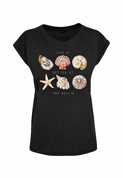 CLOUD 5IVE T-Shirt "CLOUD 5IVE Ladies Seashell Black Tee", (1 tlg.) günstig online kaufen