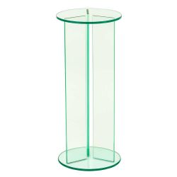 Pflanzenhocker Glas in modernem Design runder Tischplatte günstig online kaufen
