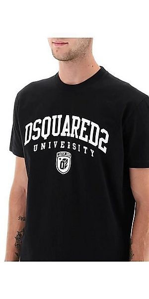 Dsquared2 Print-Shirt Dsquared2 University Cool T-Shirt Schwarz Herren S günstig online kaufen