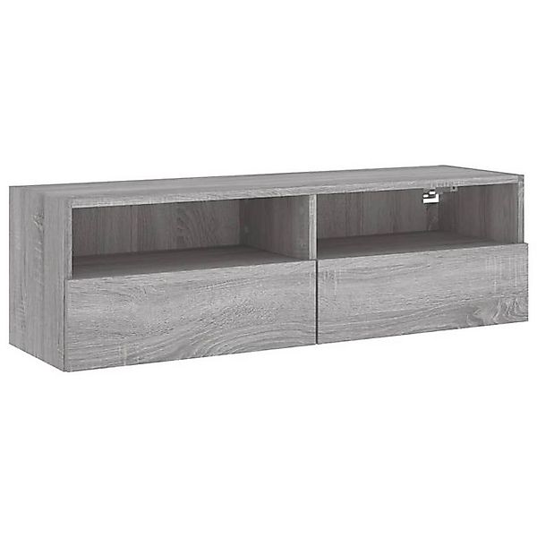 vidaXL TV-Schrank TV-Wandschrank Grau Sonoma 100x30x30 cm Holzwerkstoff günstig online kaufen