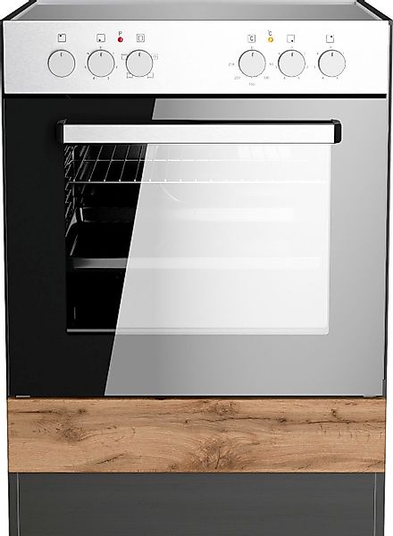 KOCHSTATION Herdumbauschrank "KS-Riesa" Breite 60 cm, MDF-Fronten günstig online kaufen