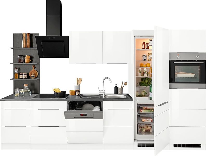 KOCHSTATION Küchenzeile "KS-Brindisi Breite 340 cm", wahlweise mit E-Geräte günstig online kaufen
