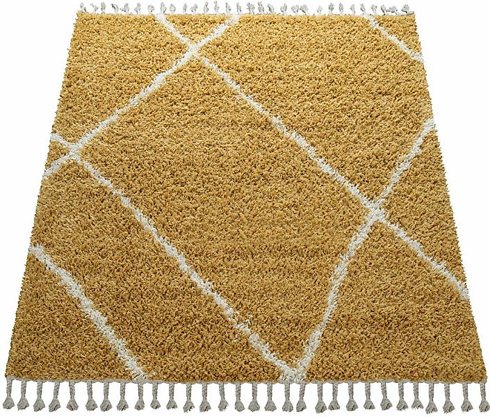 Paco Home Hochflor-Teppich "Helsinki 531" rechteckig 45 mm Höhe weicher Hoc günstig online kaufen