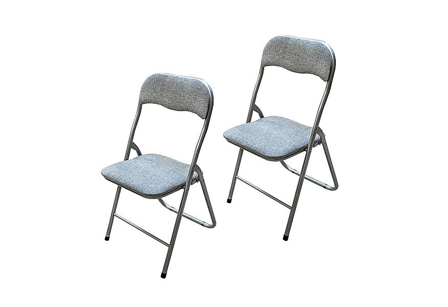 HTI-Living Klappstuhl Klappstuhl 2er Set Dima Fabric Grau (Set, 1 St), Küch günstig online kaufen