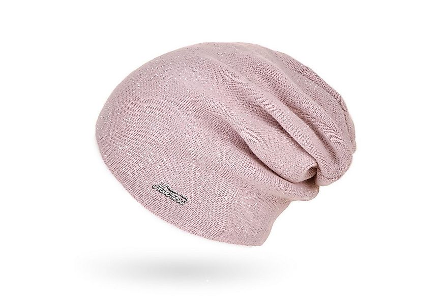 Neverless Strickmütze Damen Mütze Herbst Strick-Beanie ungefüttert Feinstri günstig online kaufen