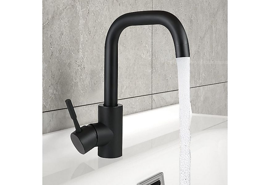 Nettlife Waschtischarmatur Kaltwasserhahn Hochdruck Edelstahl Mischbatterie günstig online kaufen