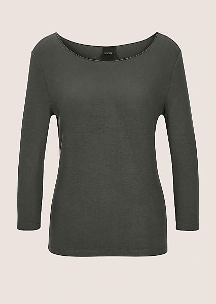 MADELEINE 3/4-Arm-Shirt "Shirt Elegantes Glanzshirt mit Viskose-Stretch" günstig online kaufen