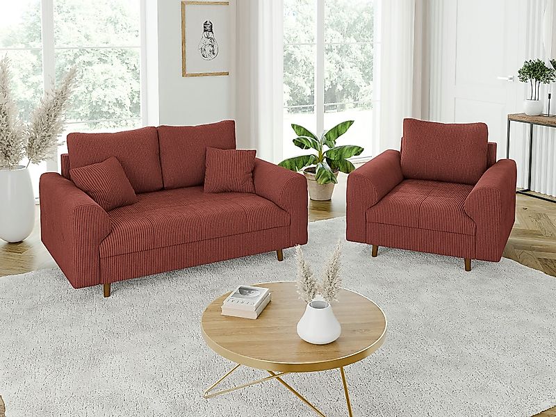 S-Style Möbel Polstergarnitur 2+1 Zara mit günstig online kaufen