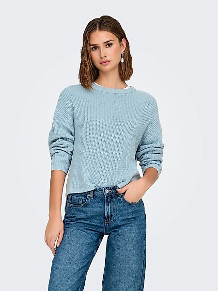 ONLY Rundhalspullover ONLLUNA LS O-NECK PULLOVER günstig online kaufen